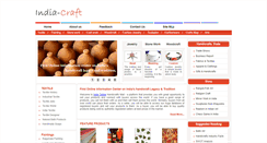 Desktop Screenshot of india-crafts.com